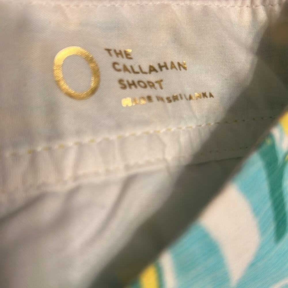 Lilly Pulitzer “Callahan short” *rare* dandelion yellow beach gypsies . Size 0 - Picture 7 of 8